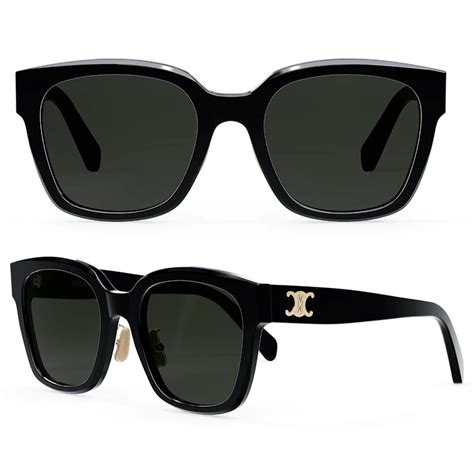 celine cl 40222|Celine Triomphe Acetate Square Sunglasses .